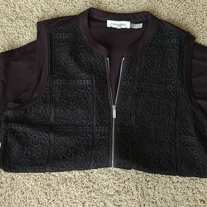 Calvin Klein sleeveless  lace top